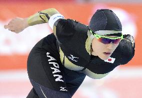Japan's Ishizawa 12th in women's 5,000m speed skating