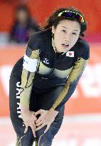 Japan's Ishizawa 12th in women's 5,000m speed skating