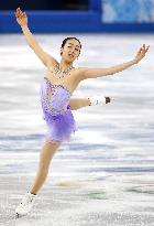 Japan's Asada in women's short program in Sochi