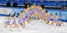 Japan's Asada in women's short program in Sochi