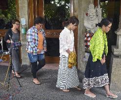 Rescued Japanese divers leave Bali hospital