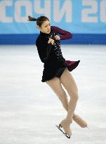 Kim practices for Sochi free skating program