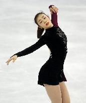 Kim practices for Sochi free skating program