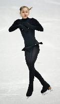 Russia's Lipnitskaia practices for free skating