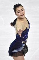 Murakami performs in women's free skating in Sochi