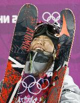 Japan's Onozuka wins bronze in women's ski halfpipe