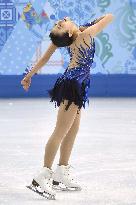 Japan's Asada in women's free skating in Sochi