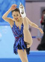 Japan's Asada in women's free skating in Sochi