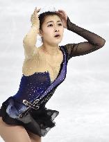 Japan's Murakami in women's free skating in Sochi