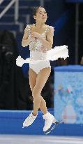 Japan's Suzuki in women's free skating in Sochi