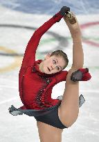 Lipnitskaia's performance in free skating at Sochi