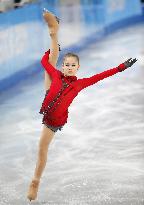 Russia's Lipnitskaia performs spiral in free program