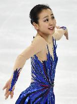 Asada expresses herself in free program at Sochi