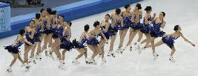 Japanese figure skater Asada's triple axel in free program
