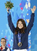 Japan's Onozuka wins bronze in women's ski halfpipe