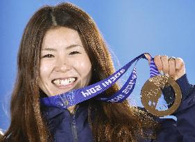 Japan's Onozuka wins bronze in women's ski halfpipe