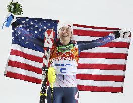 U.S. skier Shiffrin wins gold in women's slalom