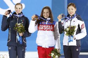 Sotnikova rallies to win gold in women's figure skating