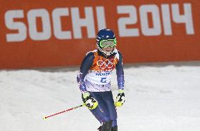 U.S. skier Shiffrin in women's slalom