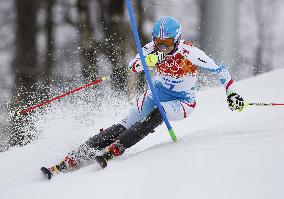 Austria's Schild wins silver in women's slalom