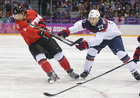 Canada vs U.S. in men's ice hockey semifinals