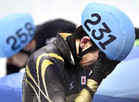 Japan's short track speed skater Sakashita fails to reach final
