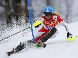 Canadian Alpine skier plays foul