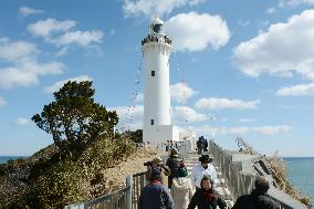Tsunami-hit lighthouse in Fukushima reopens after repairs