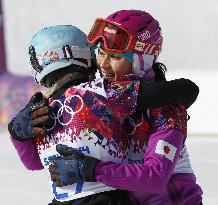 Japan's Takeuchi fails to advance in women's snowboard slalom