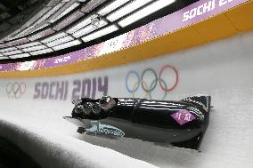 Team Japan competes in men's bobsleigh in Sochi