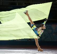 Figure skating winner Sotnikova performs at exhibition gala