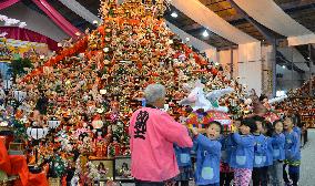 'Hina' doll festival in Tokushima, Japan