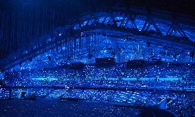 Pre-closing attractions at Sochi Winter Olympics