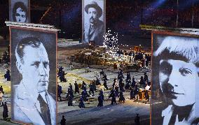 Russian literary greats shown at Sochi Closing Ceremony