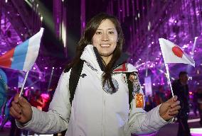 Japan's snowboarder Takeuchi joins Sochi Closing Ceremony