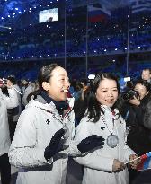 Japanese figure skaters Asada, Suzuki join Closing Ceremony