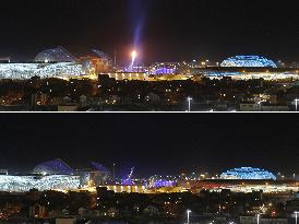 Olympic torch blows out at Closing Ceremony for Sochi Games