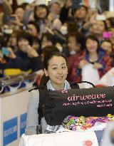Japanese skaters return from Sochi