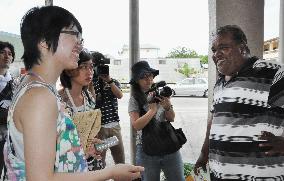 Fukushima students visit Marshall Islands