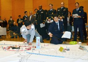 Japan, U.S. conduct map exercise for aircraft emergency