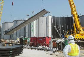 Welded tanks being built at Fukushima Daiichi plant