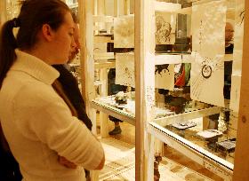 Visitors see tsunami-damaged inkstones at Austrian museum