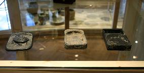 Inkstones damaged by 2011 tsunami displayed at Austrian museum