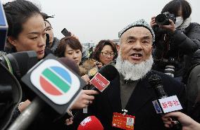 Uyghur rep at China's political advisory body meets press