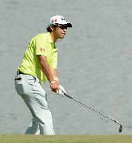 Matsuyama's left-handed shot in Cadillac tourney practice