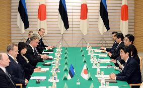 Estonian president in Japan