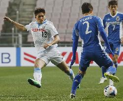 Frontale's Okubo in action in ACL match against Ulsan