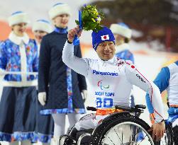Japan's Suzuki wins men's sitting slalom at Paralympics
