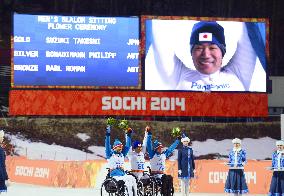 Japan's Suzuki wins men's sitting slalom at Paralympics