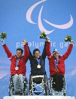 Japan's Suzuki wins men's slalom sitting in Paralympics